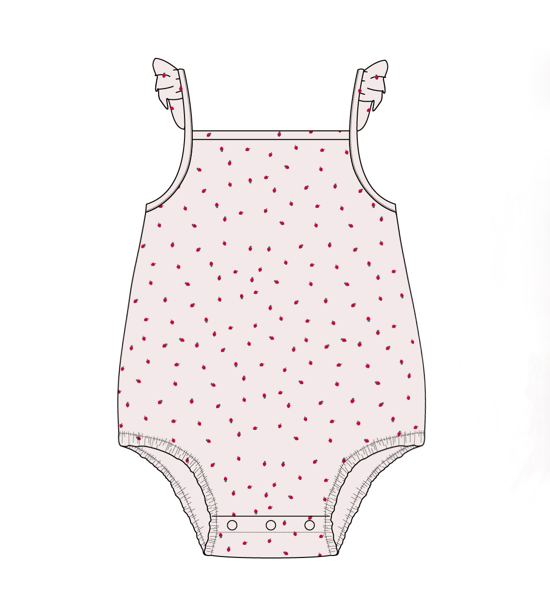 Baby sleeveless romper